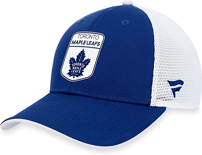 Load image into Gallery viewer, Toronto Maple Leafs 2023 NHL Draft On Stage Trucker Cap

