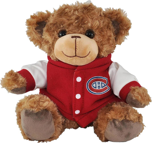 Ours en peluche universitaire de 10 po de la LNH des Canadiens de Montréal