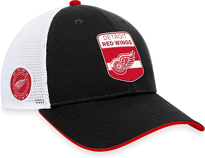 Load image into Gallery viewer, Detroit Red Wings 2023 NHL Draft On Stage Trucker Cap
