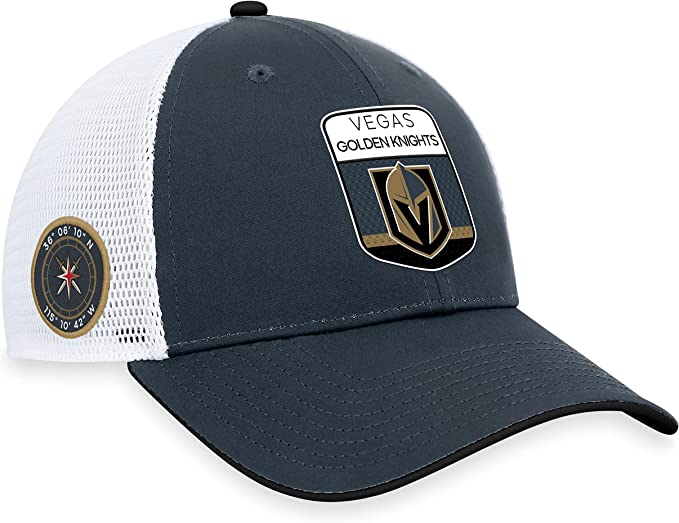 Load image into Gallery viewer, Vegas Golden Knights 2023 NHL Draft On Stage Trucker Cap
