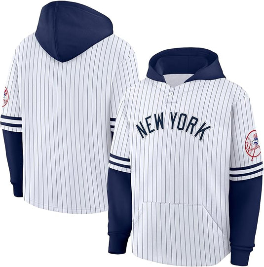 Sweat à capuche profond à lacets NHL Puck des Oilers d'Edmonton