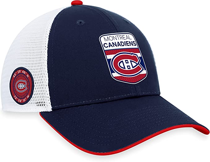 Chargez l&#39;image dans la visionneuse de la galerie, Casquette de camionneur sur scène du repêchage 2023 de la LNH des Canadiens de Montréal
