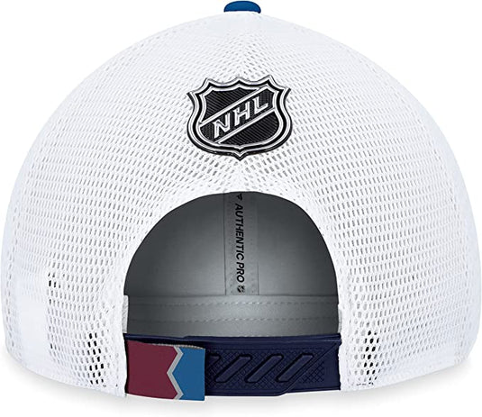 Colorado Avalanche 2023 NHL Draft On Stage Trucker Cap