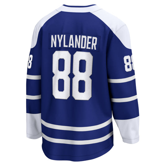 Men's Toronto Maple Leafs William Nylander Fanatics Branded Black 2021/22  Alternate Premier Breakaway Reversible Player - Jersey