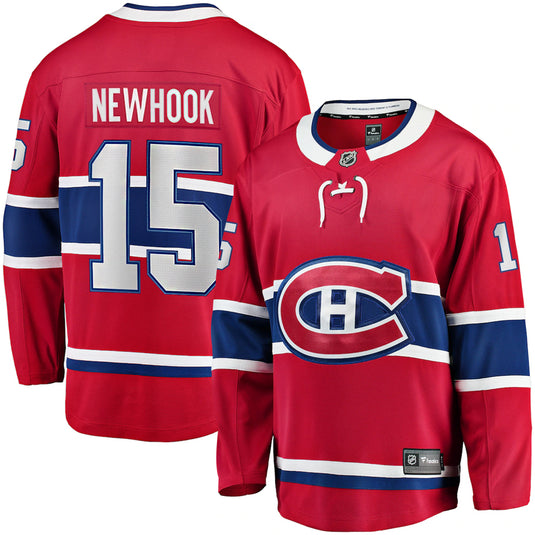 Alex Newhook Montreal Canadiens NHL Fanatics Breakaway Home Jersey - Sport Army