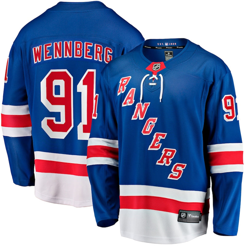 Load image into Gallery viewer, Alexander Wennberg New York Rangers NHL Fanatics Breakaway Home Jersey
