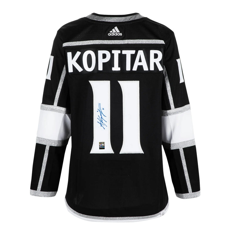 Load image into Gallery viewer, Anze Kopitar Signed Los Angeles Kings Adidas Pro Home Black Jersey
