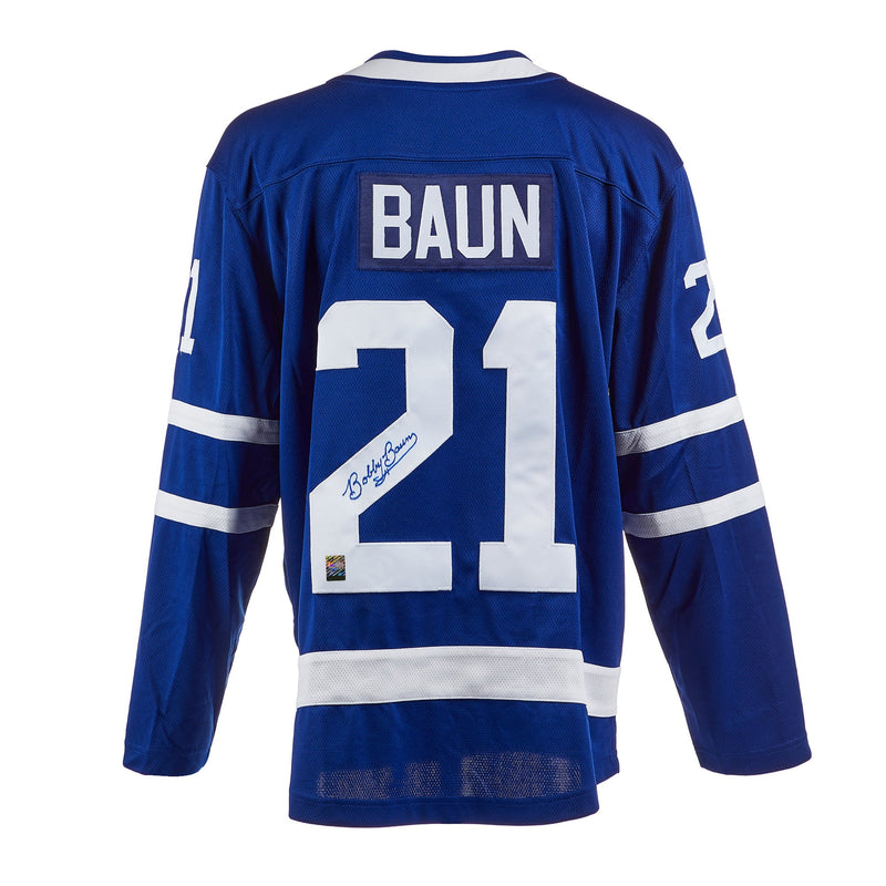 Load image into Gallery viewer, Bobby Baun Signed Toronto Maple Leafs Fanatics Jersey - Heritage Hockey™
