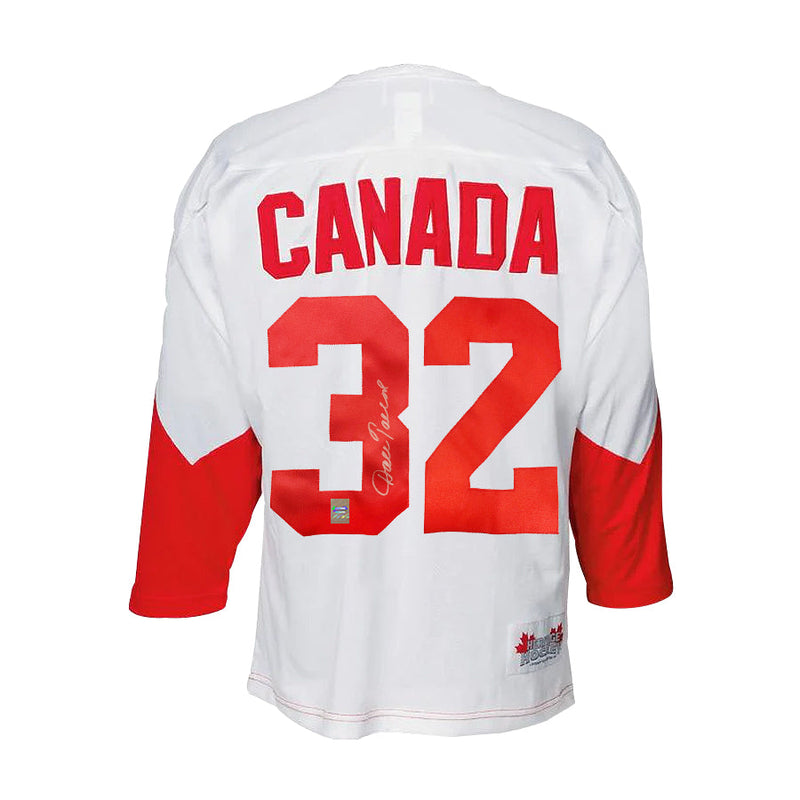 Chargez l&#39;image dans la visionneuse de la galerie, Dale Tallon Signed Team Canada 1972 Summit Series Away White Jersey
