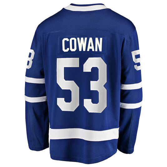 Easton Cowan Toronto Maple Leafs NHL Fanatics Breakaway Home Jersey