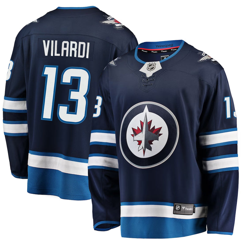 Chargez l&#39;image dans la visionneuse de la galerie, Gabriel Vilardi Winnipeg Jets NHL Fanatics Breakaway Home Jersey
