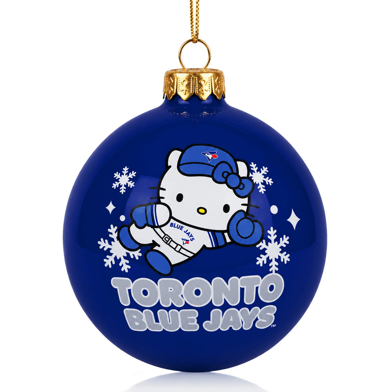 Chargez l'image dans la visionneuse de la galerie, Ornement boule en verre imprimé des Maple Leafs de Toronto
