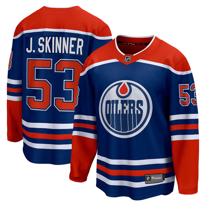 Jeff Skinner Edmonton Oilers NHL Fanatics Breakaway Royal Home Jersey