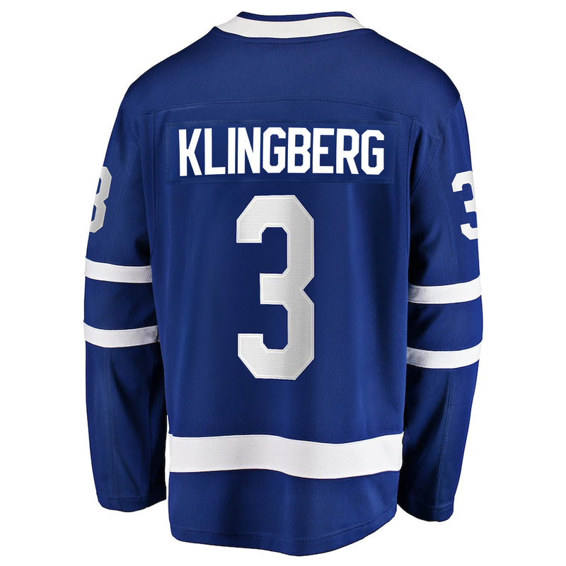 Chargez l&#39;image dans la visionneuse de la galerie, John Klingberg Toronto Maple Leafs NHL Fanatics Breakaway Maillot Domicile
