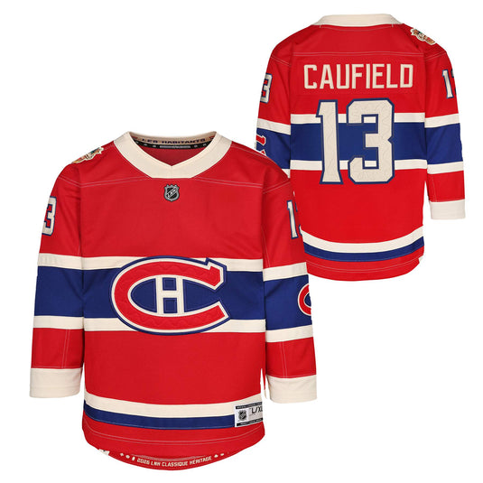 Youth Cole Caufield Montreal Canadiens NHL 2026 Heritage Classic Jersey