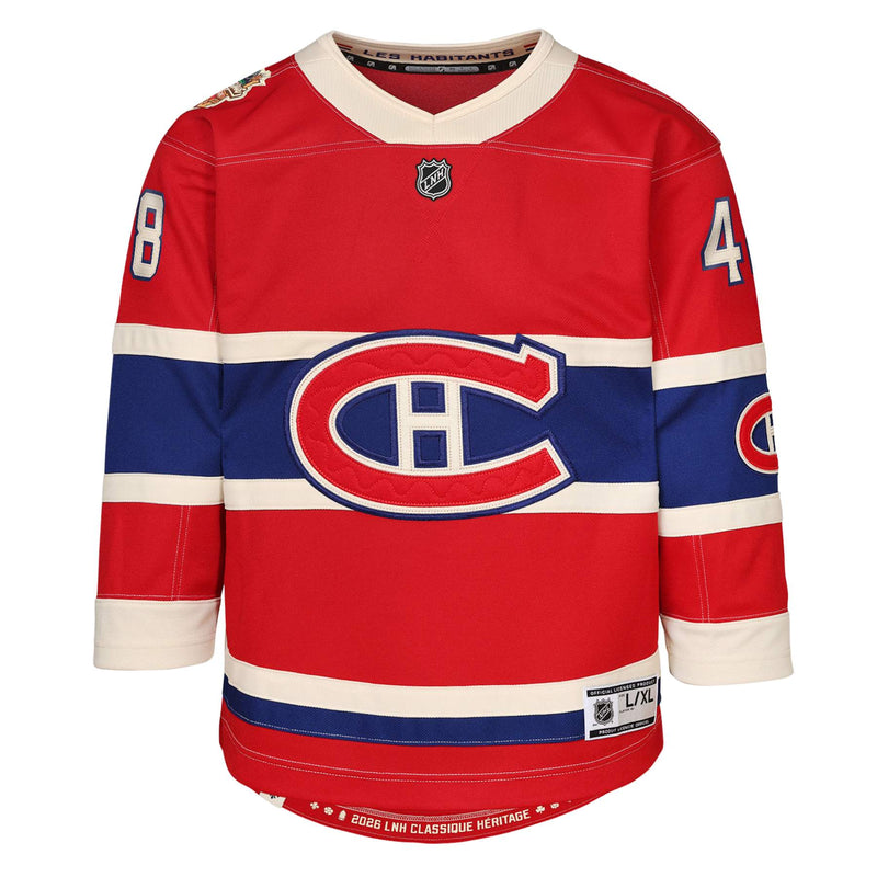 Load image into Gallery viewer, Youth Lane Hutson Montreal Canadiens NHL 2026 Heritage Classic Jersey
