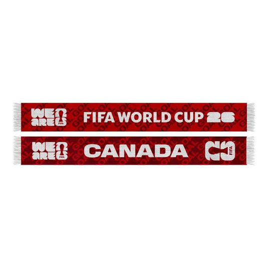 FIFA World Cup '26 Canada Acrylic Red Scarf