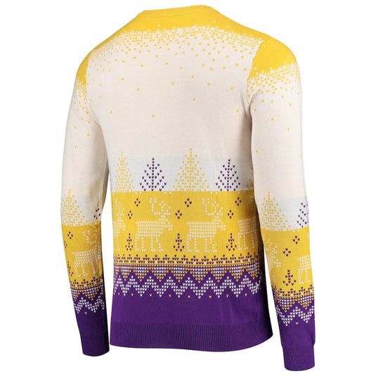 Minnesota Vikings NFL Big Logo Knit Ugly Pullover Sweater