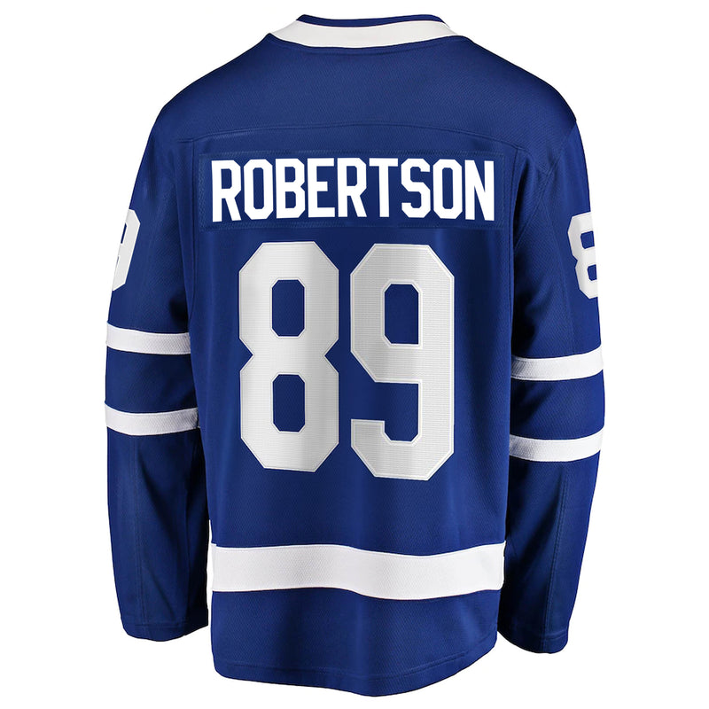 Chargez l&#39;image dans la visionneuse de la galerie, Nicholas Robertson Toronto Maple Leafs NHL Fanatics Breakaway Maillot Domicile
