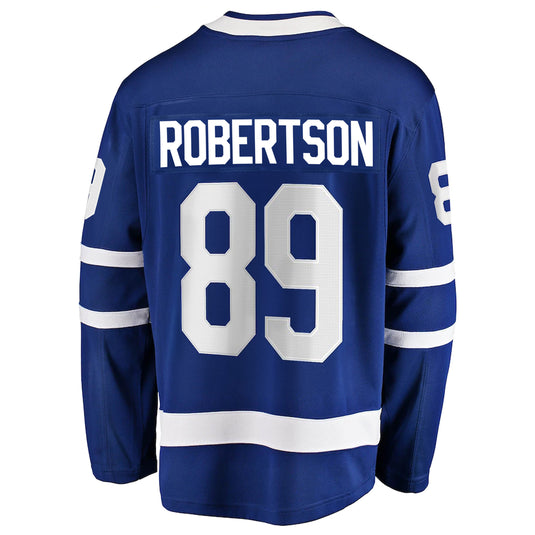 Nicholas Robertson Toronto Maple Leafs NHL Fanatics Breakaway Maillot Domicile