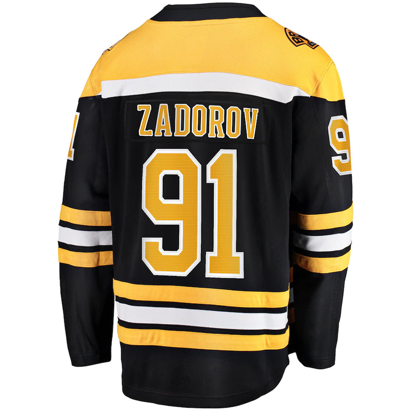 Load image into Gallery viewer, Nikita Zadorov Boston Bruins NHL Fanatics Breakaway Home Jersey
