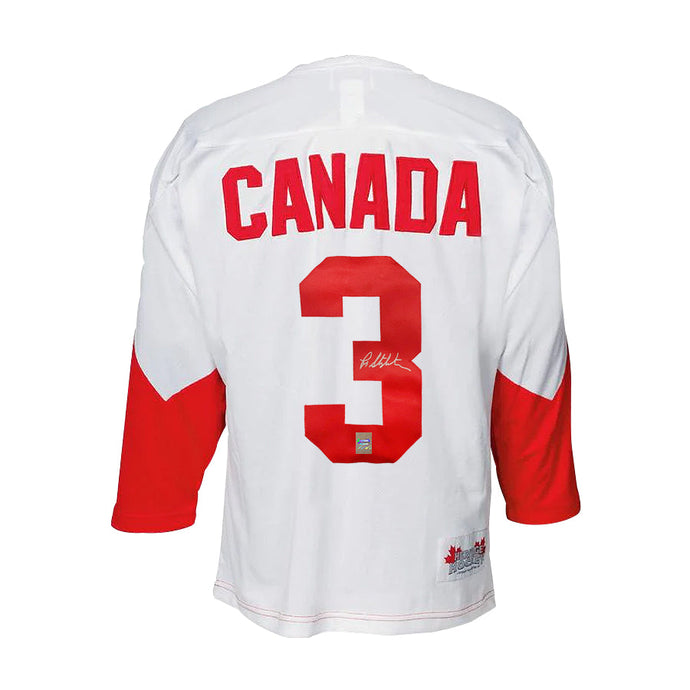 Pat Stapleton Signed Team Canada 1972 Summit Series Away White Jersey