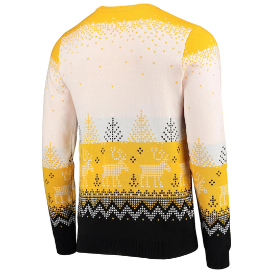 Pull moche en tricot avec gros logo NFL des Steelers de Pittsburgh