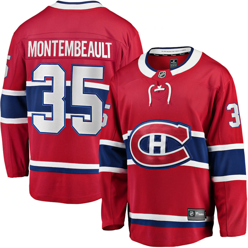 Load image into Gallery viewer, Sam Montembeault Montreal Canadiens NHL Fanatics Breakaway Home Jersey
