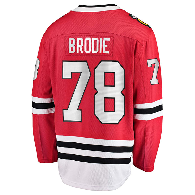 Load image into Gallery viewer, T.J. Brodie Chicago Blackhawks NHL Fanatics Breakaway Home Jersey
