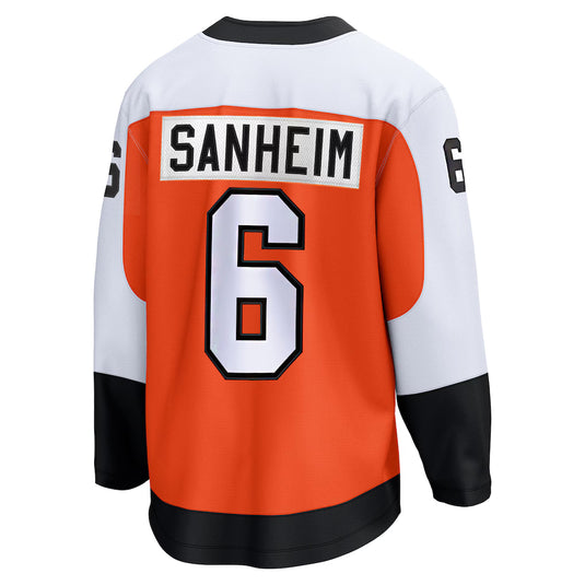 Travis Sanheim Philadelphia Flyers NHL Fanatics Breakaway Home Jersey