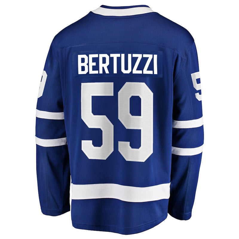 Chargez l&#39;image dans la visionneuse de la galerie, Tyler Bertuzzi Toronto Maple Leafs NHL Fanatics Breakaway Maillot Domicile
