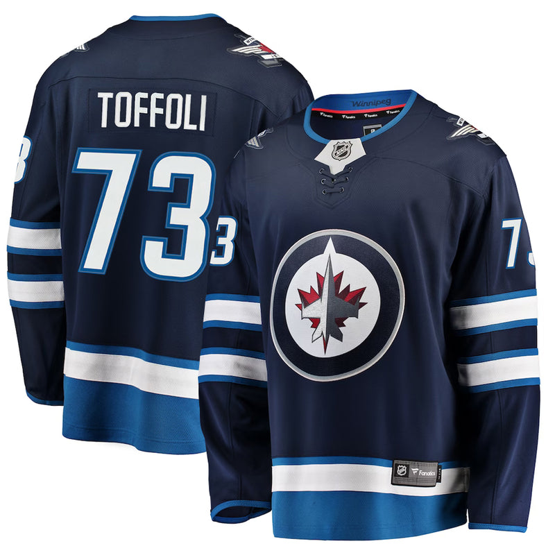 Chargez l&#39;image dans la visionneuse de la galerie, Tyler Toffoli Winnipeg Jets NHL Fanatics Breakaway Home Jersey
