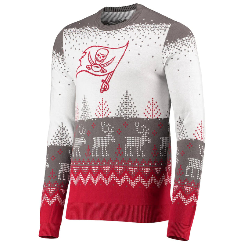 Chargez l&#39;image dans la visionneuse de la galerie, Tampa Bay Buccaneers NFL Big Logo Knit Ugly Pull Pull
