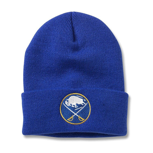 Bonnet en tricot à revers de base NHL des Sabres de Buffalo