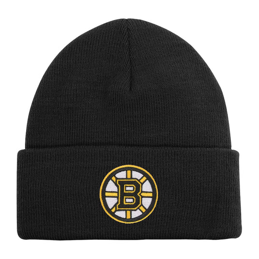 Bonnet en tricot à revers basique de la LNH des Bruins de Boston