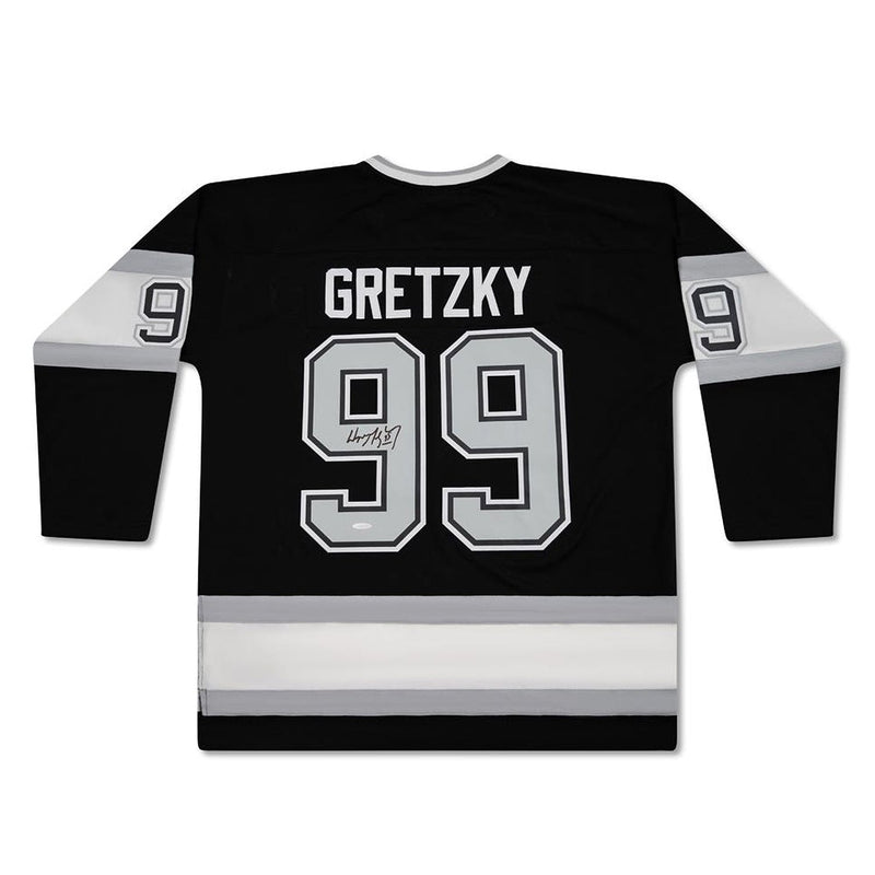 Load image into Gallery viewer, Wayne Gretzky Signed Los Angeles Kings Mitchell &amp; Ness Vintage 1992-93 Black Jersey
