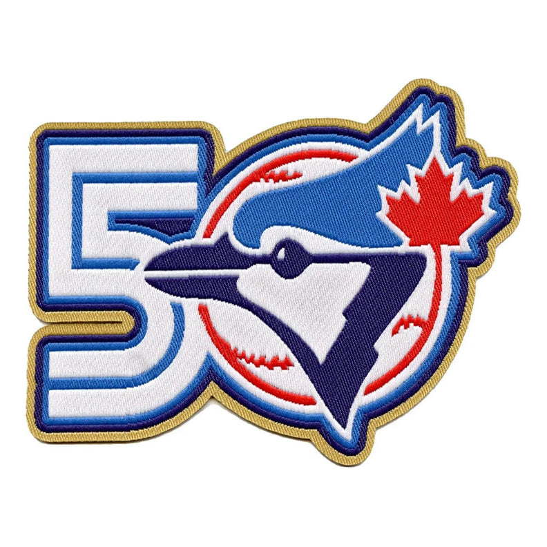 Load image into Gallery viewer, Toronto Blue Jays MLB 50th Season Patch - Sport Army
