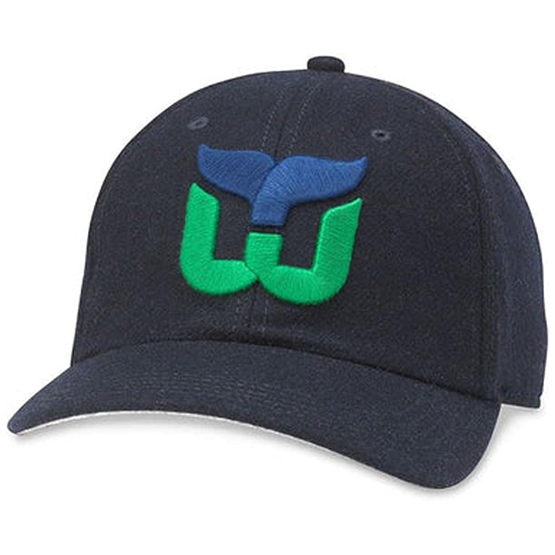 Casquette Vintage Blue Line de la LNH des Whalers de Hartford