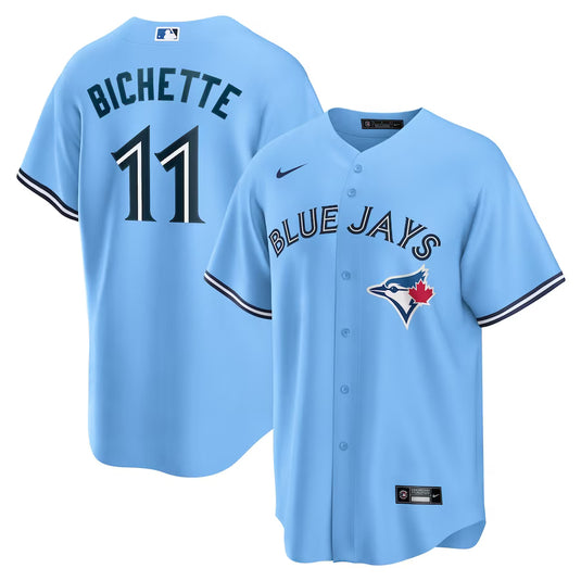 Youth Toronto Blue Jays Bo Bichette Nike Powder Blue Alternate Jersey