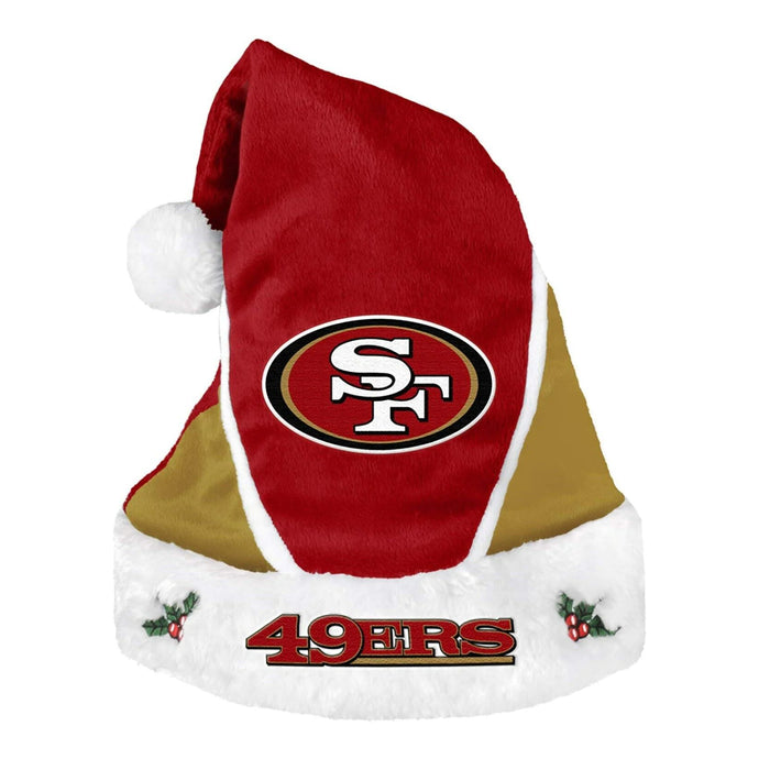 Bonnet de Père Noël color block des 49ers de San Francisco