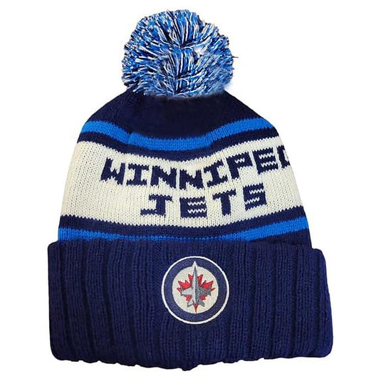 Tuque en tricot à pompon de la LNH des Jets de Winnipeg