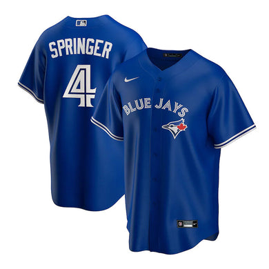 Youth Toronto Blue Jays George Springer Nike Royal Alternate Jersey - Sport Army