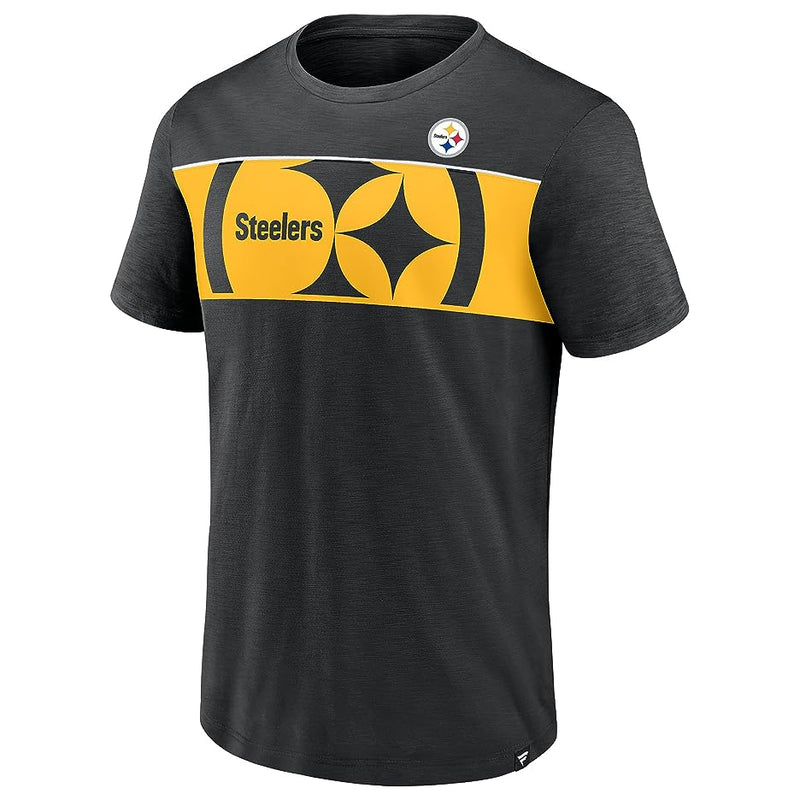 Load image into Gallery viewer, Pittsburgh Steelers NFL Ultra Crop Team Graphics T-Shirt
