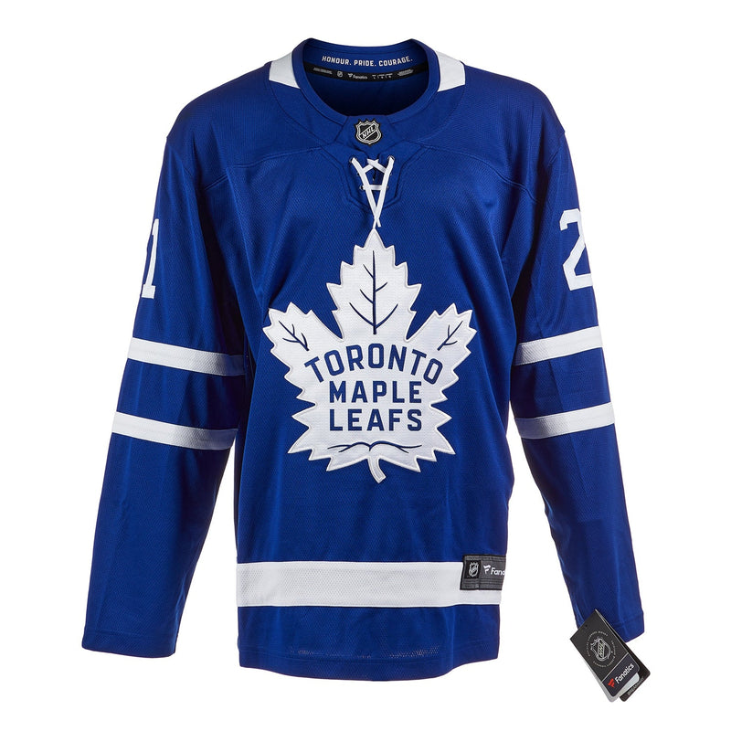 Load image into Gallery viewer, Bobby Baun Signed Toronto Maple Leafs Fanatics Breakaway Home Blue Jersey
