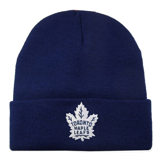 Bonnet en tricot à revers de base NHL des Maple Leafs de Toronto