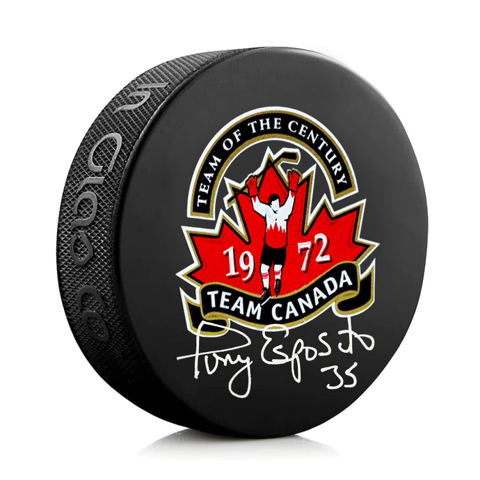 Tony Esposito Signed Team Canada 1972 Summit Series Puck