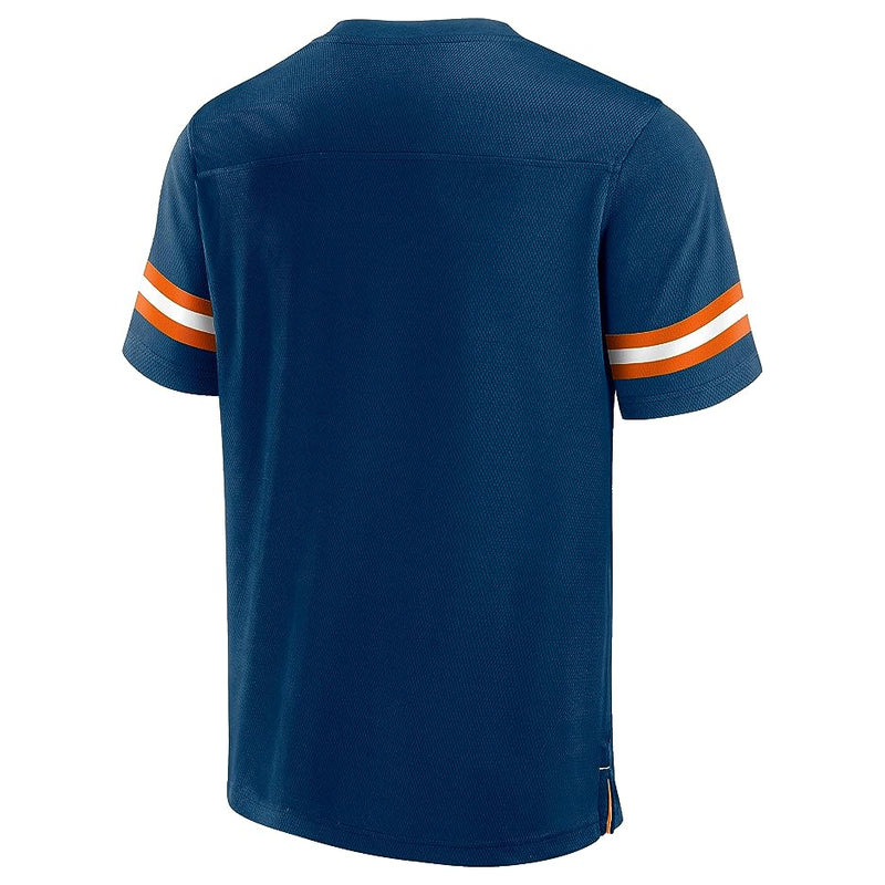 Load image into Gallery viewer, Chicago Bears NFL Hashmark V-Neck Short Sleeve Jersey
