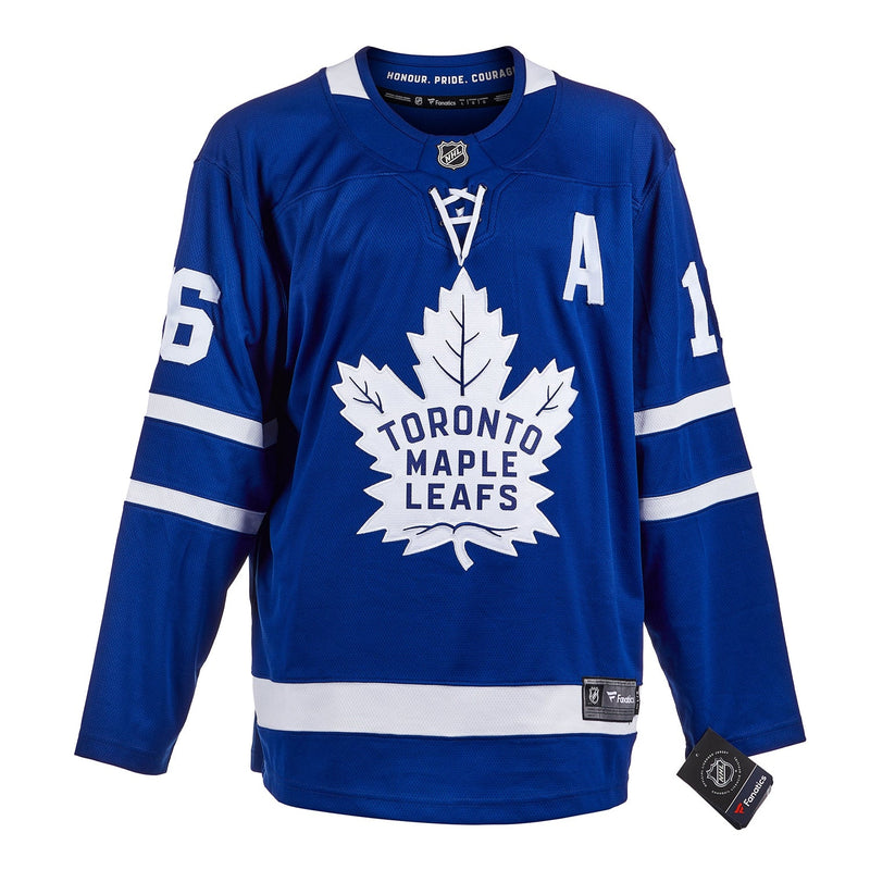 Load image into Gallery viewer, Darcy Tucker Signed Toronto Maple Leafs Fanatics Breakaway Home Blue Jersey
