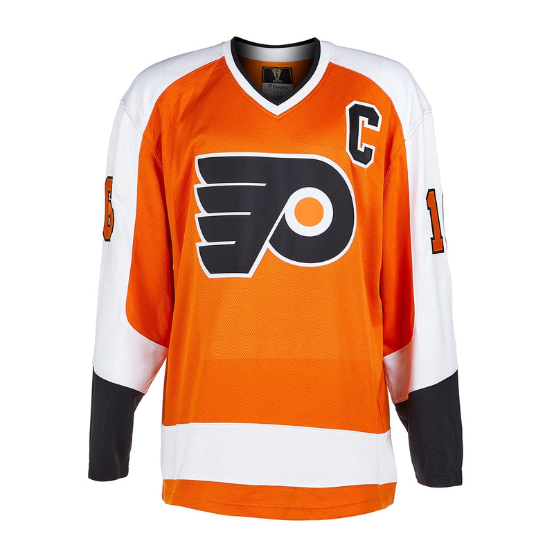 Load image into Gallery viewer, Bobby Clarke Signed Philadelphia Flyers Fanatics Vintage Orange Jersey

