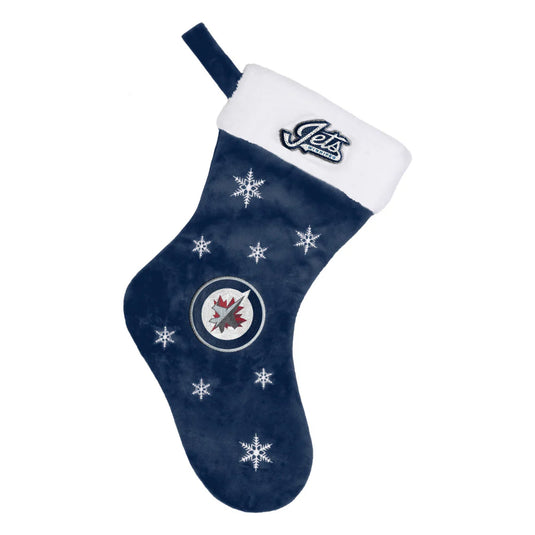 Winnipeg Jets NHL Snowflake Stocking